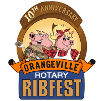 Orangeville Ribfest 's logo